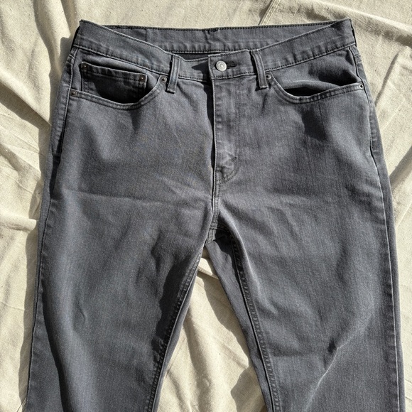 Levi 541 Athletic Taper Gray Jeans Size 34 x 34 - Picture 5 of 10